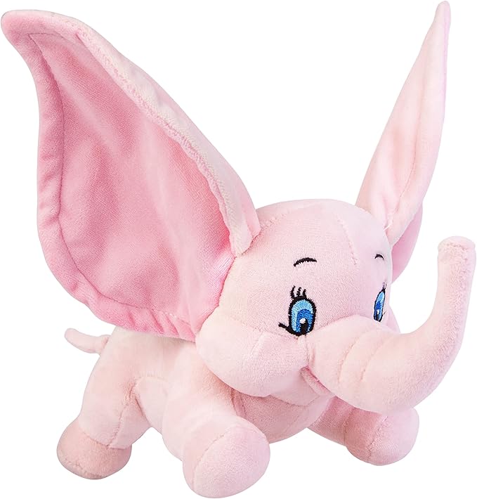 9.8" Stuffed Elephant Plush – Super Soft Baby Toy, Pink Gift for Boys & Girls